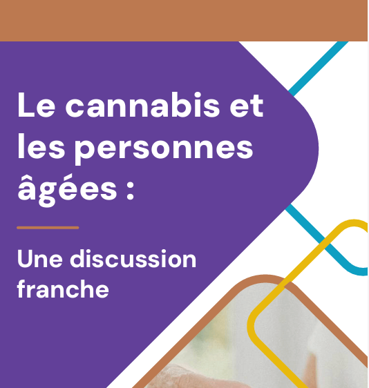 Partial image of the front of the cannabis use informational brochure