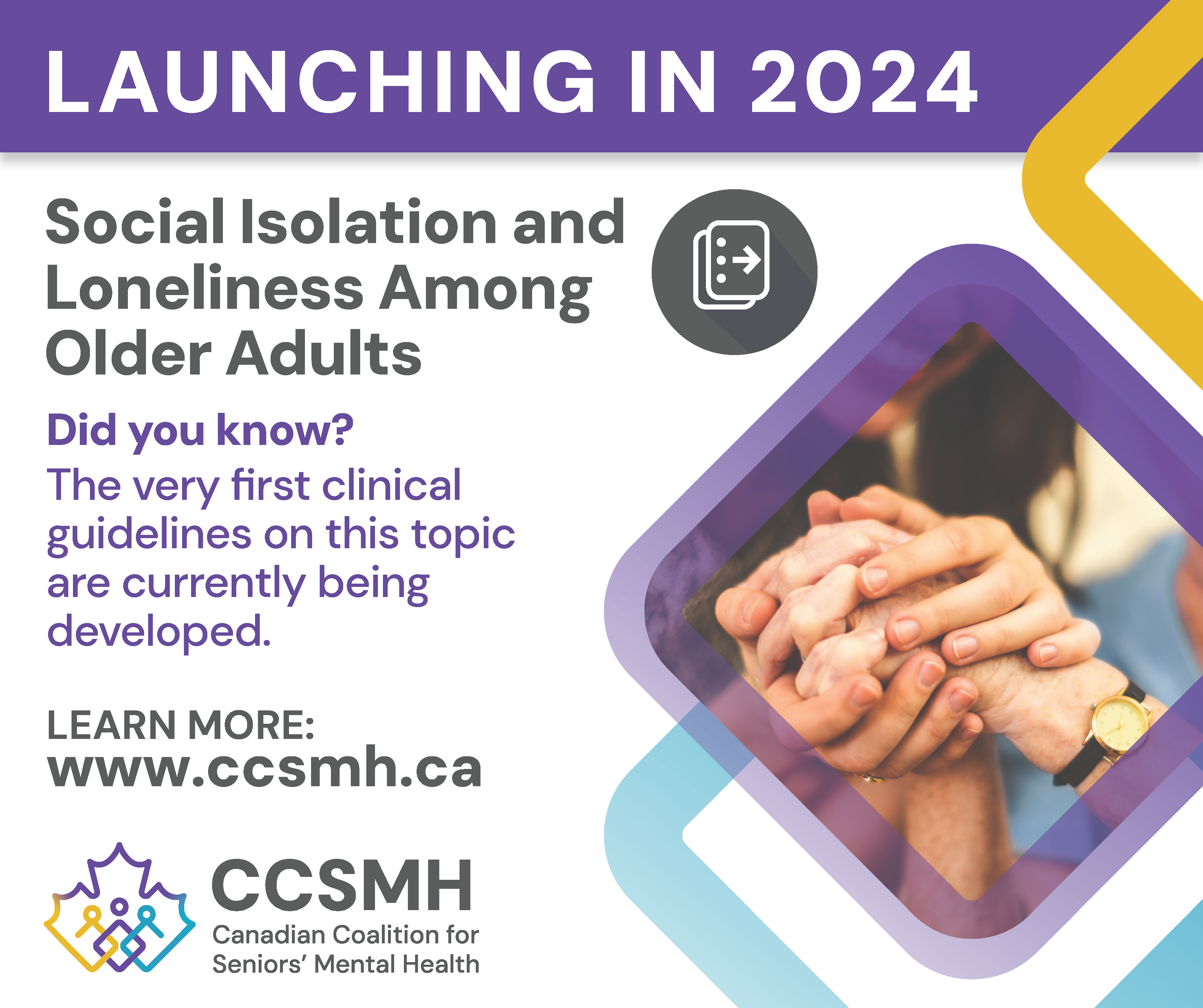 image launch of social isolation and loneliness clinical guidelines