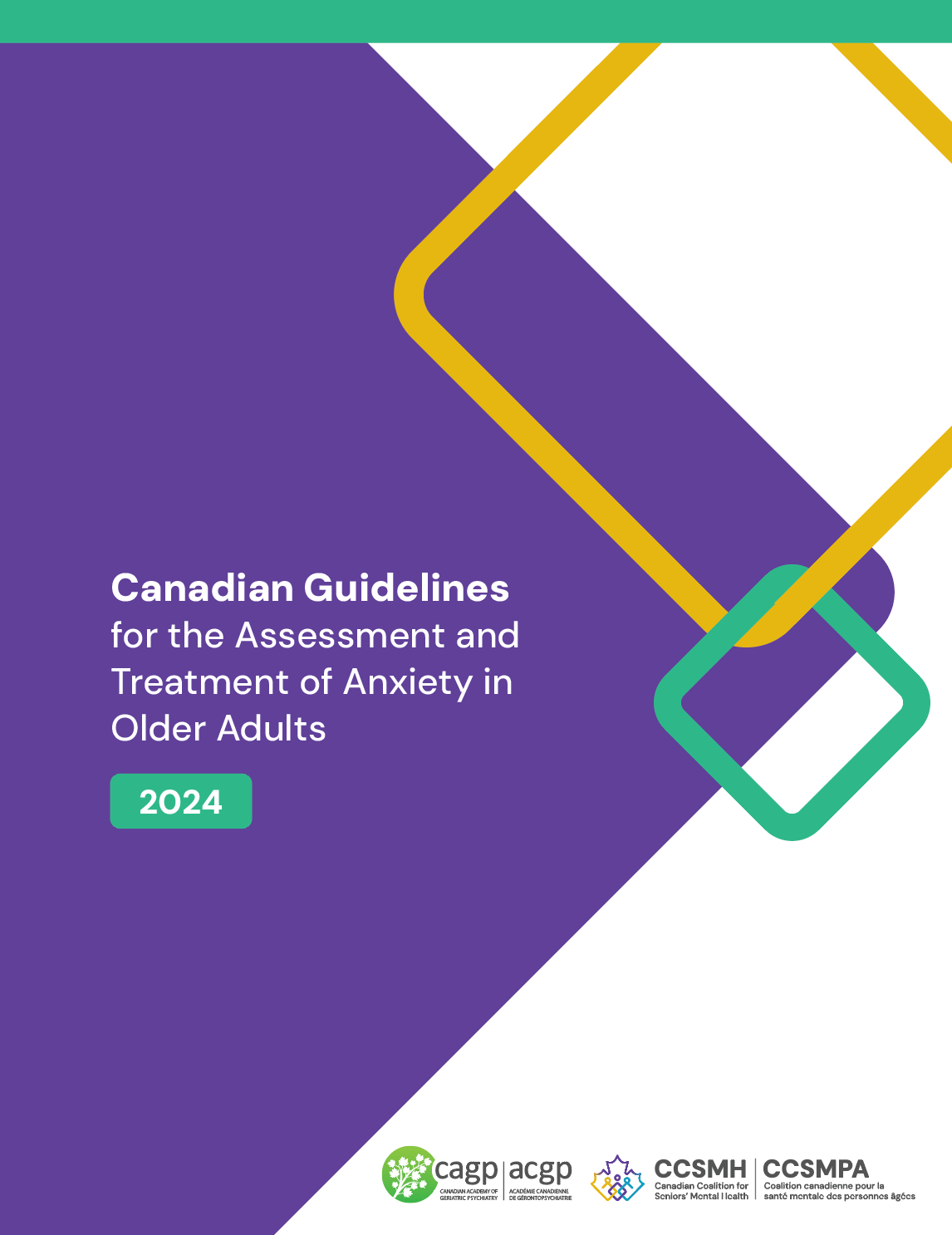 Cover of the CCSMH Anxiety Clinical Guidelines
