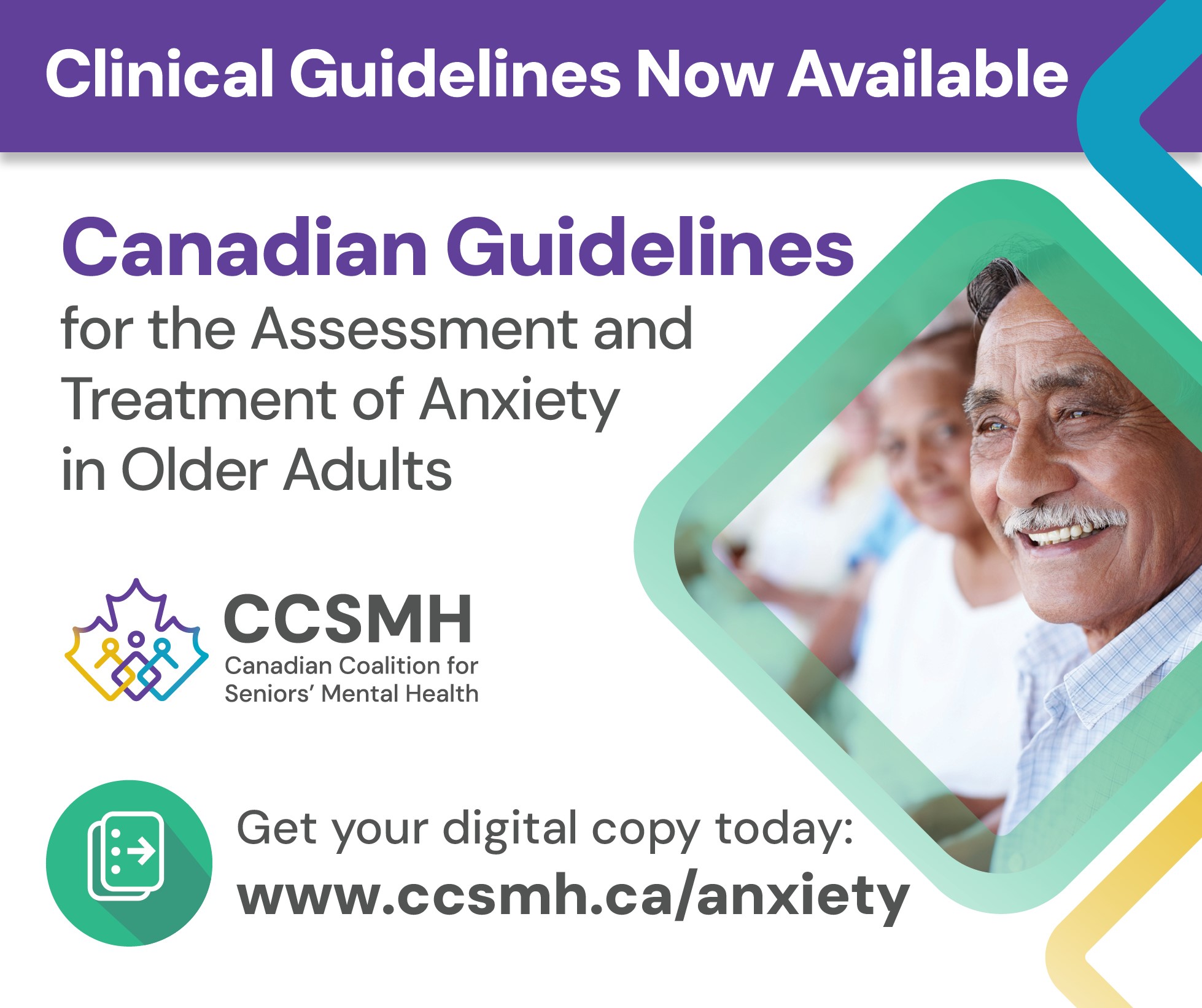 Now available: Canadian Guidelines on assessment and treatment of anxiety in older adults