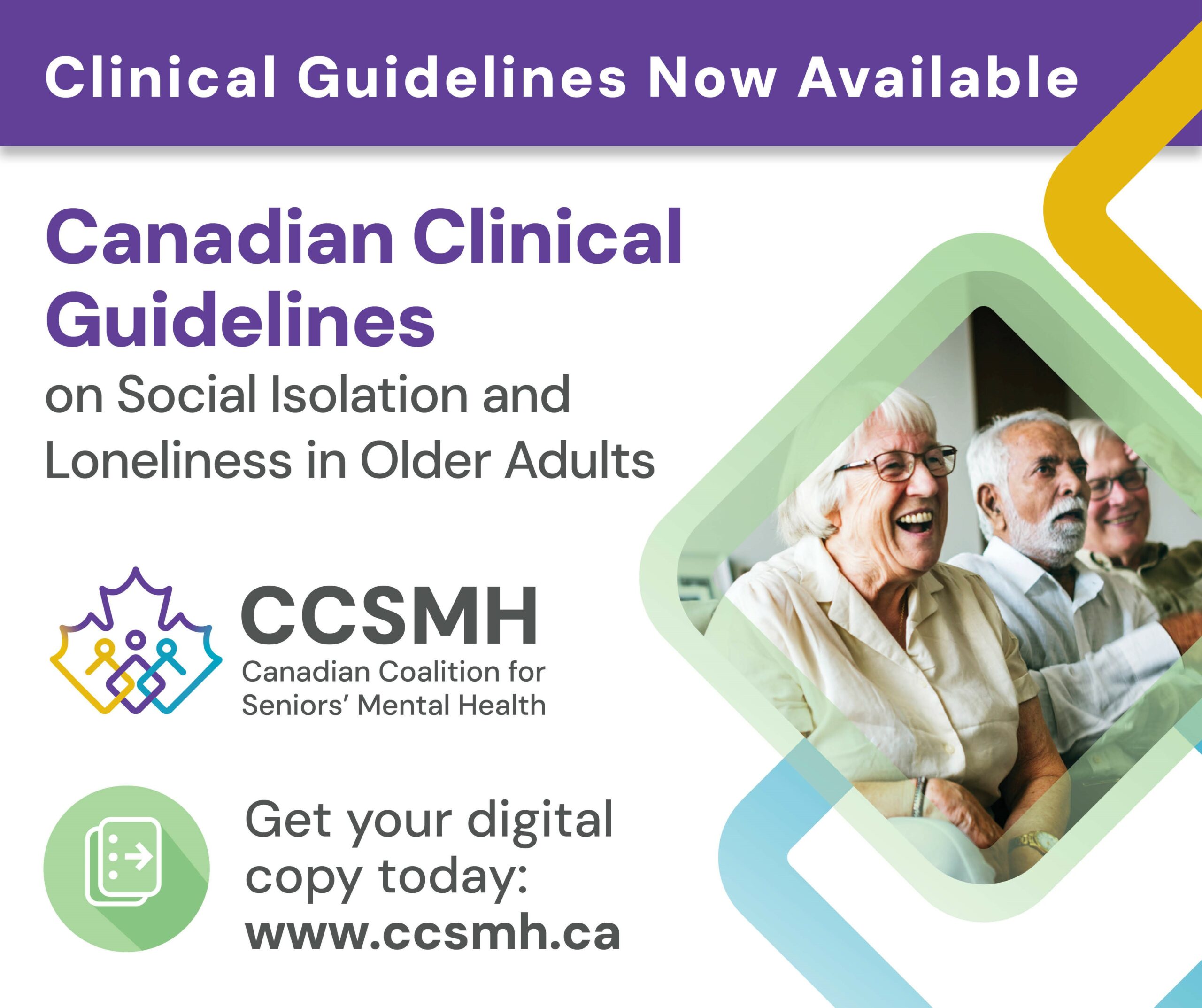 Now available: Canadian Clinical Guidelines on Social Isolation and Loneliness