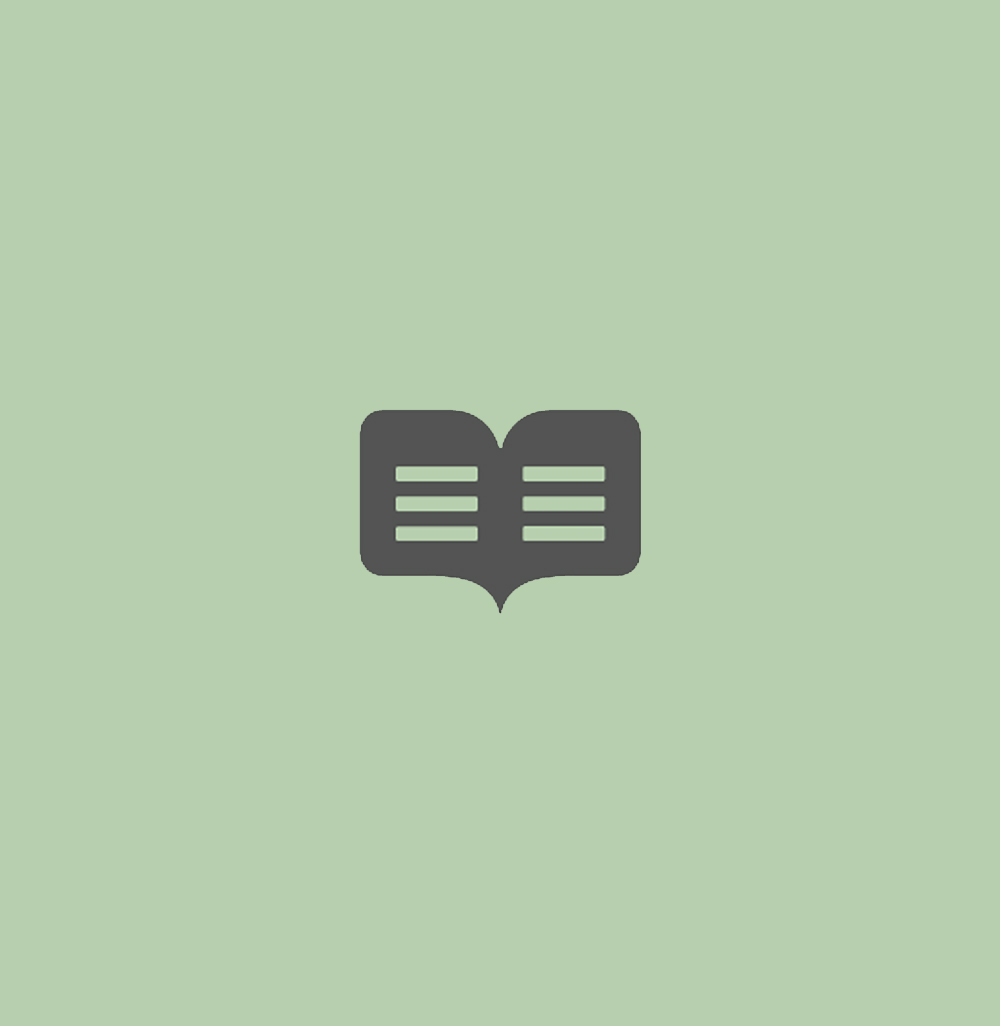 Icon with open book